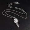 Nordic Viking Raven skull Pendant Necklace For Halloween- Upto 50% Discount For Halloween