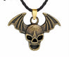 Evil Demon Wings Raven Skull Necklace - Upto 50% Discount For Halloween