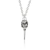 Halloween Woodpecker Raven Bird Skeleton Necklace For Women / Men. - Upto 50% Discount For Halloween