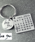 Personalized Calendar Keychain For Anniversary, Couples, Wedding & Engagement Gift - 50% Discount For New Couples