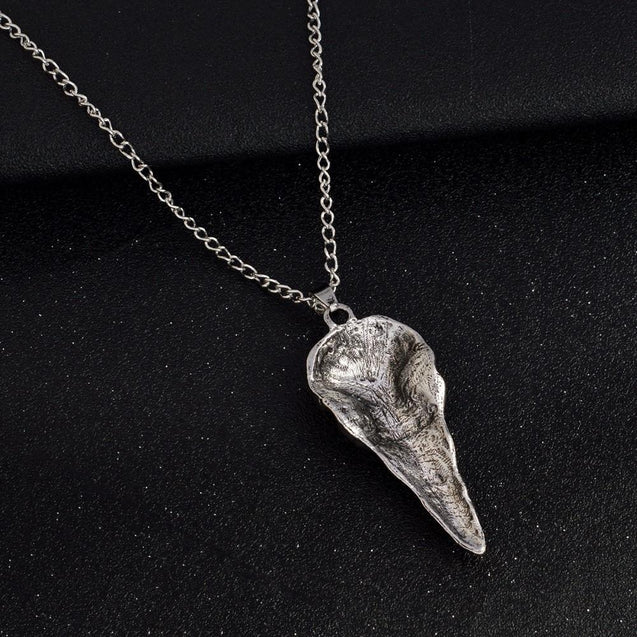 Nordic Viking Raven skull Pendant Necklace For Halloween- Upto 50% Discount For Halloween