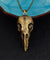 Nordic Viking Raven skull Pendant Necklace For Halloween- Upto 50% Discount For Halloween