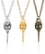 Halloween Woodpecker Raven Bird Skeleton Necklace For Women / Men. - Upto 50% Discount For Halloween