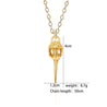Halloween Woodpecker Raven Bird Skeleton Necklace For Women / Men. - Upto 50% Discount For Halloween