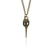 Halloween Woodpecker Raven Bird Skeleton Necklace For Women / Men. - Upto 50% Discount For Halloween
