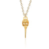 Halloween Woodpecker Raven Bird Skeleton Necklace For Women / Men. - Upto 50% Discount For Halloween